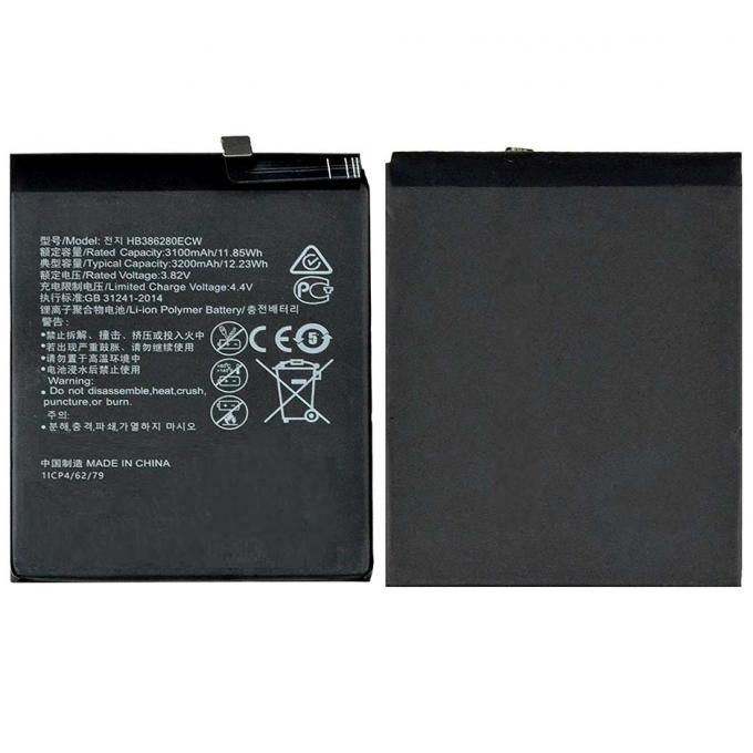 Reemplazo HB386280ECW 3.8V 3200mAh de la batería para teléfono de la célula del Huawei Ascend P10