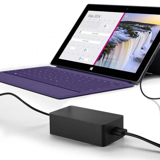 Cargador 1536, Microsoft Surface Pro del adaptador del ordenador portátil del modelo 2 pernos magnéticos hechos salir USB del cargador 5