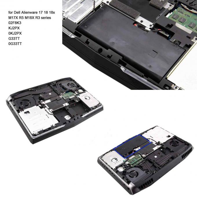Reemplazo 14.8V 4400mAh de la batería de 2F8K3 Dell Alienware 17 garantía de 1 año